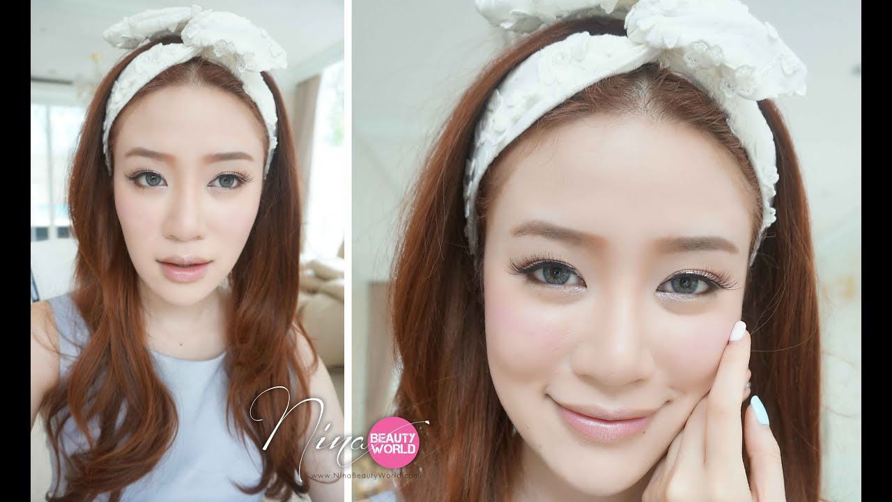 REVIEW || แต่งหน้าออกงานกลางคืน ผิวโกลว์ด้วย Neutrogena Fine Fairness Gel Cream || NinaBeautyWorld