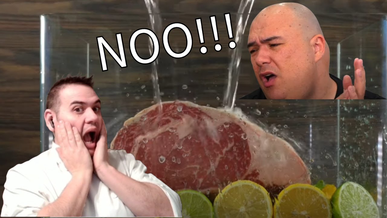 Chef James reacts to Guga 6 month lemon lime dry aged ribeye WTF? (Reaction Video)