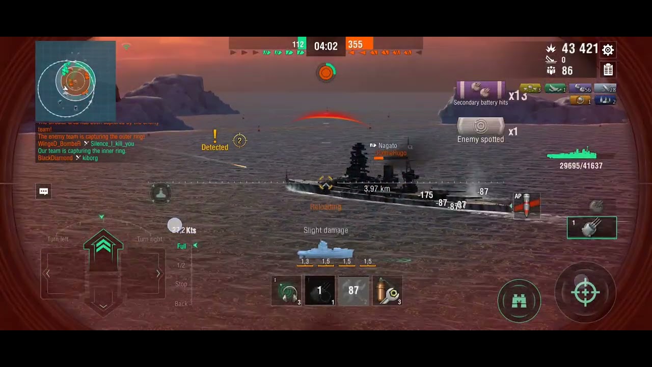 Wow blitz : franz von hipper lvl 15 compilation of battle with all my german bb ( 1/3)