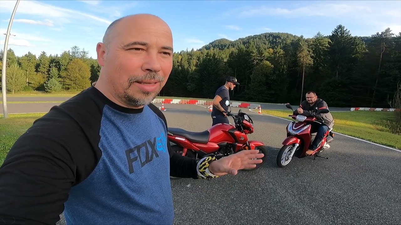 Poraba manj kot 2 litra! test poceni mobilnosti - Honda SH 125 in Honda CB 125 F