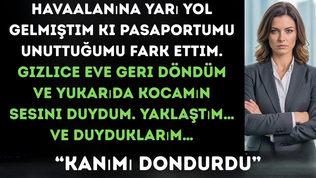 “Pasaportumu almak için dönmüştüm, fakat duyduklarım beni kapıda dondurdu.”