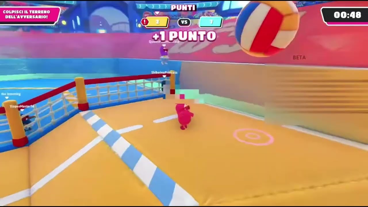 Fall Guys S1/S7/SS1 New Level &ldquo;Volleyfall&rdquo; in Squad Mode(Repost)