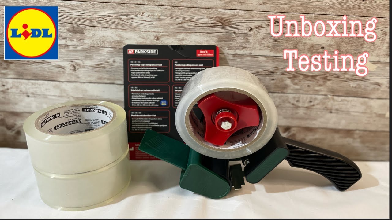 How to set up and use TAPE GUN TAPE DISPENSER From Lidl (NUR Shoppy)