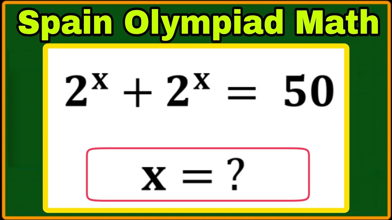 Spain| A Mind Blowing Math Problem| Brain Buster Math| Can you solve this? #mathematics 