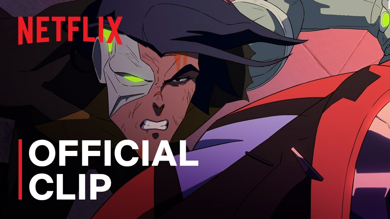 Captain Laserhawk: A Blood Dragon Remix 🕹️📼👾 | Dolph vs. Niji 6 | Official Clip | Netflix