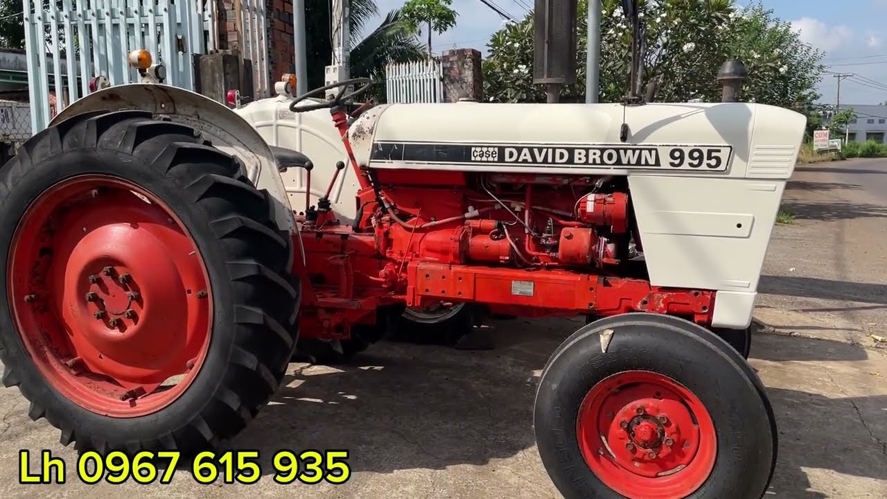David brow 995 hàng hệ 63hp số cơ ben cơ. Máy cày Đại Phong