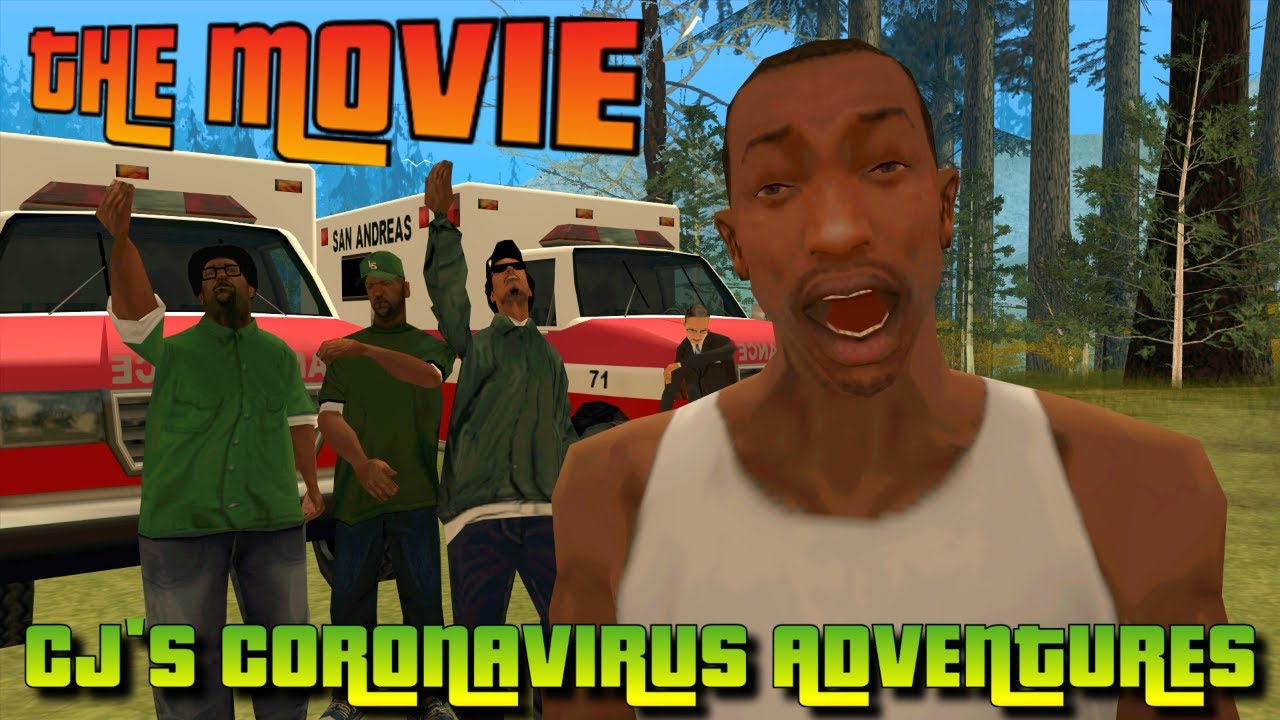 Приключения CJ во время коронавируса (полный фильм GTA SA)