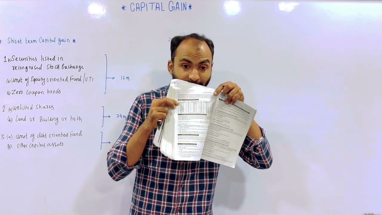 SYBAF , TYBCOM Income Under Head Capital Gain | Income Tax | Heads of Income | Siraj Shaikh || lec 1