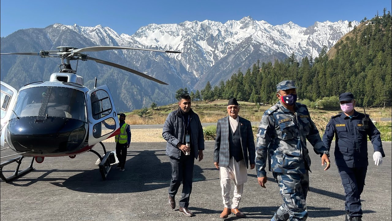 KP Oli at Humla🇳🇵