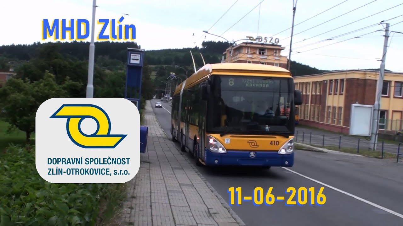 MHD ve Zlíně | Trolejbusy v okolí vozovny na Podvesné