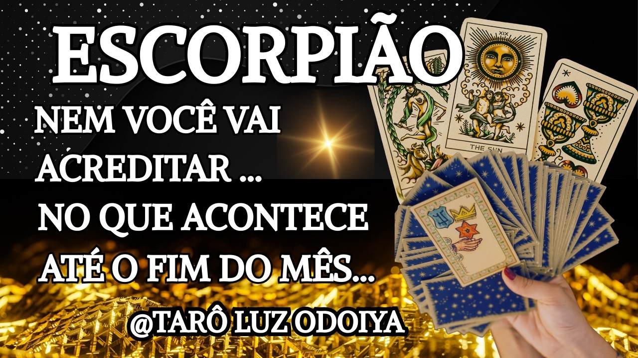 ESCORPIÃO♏ NAS SUAS MÃOS, A RESPOSTA DEFINITIVA: SIM DO DESTINO…SINAL VAI CONFIRMAR....