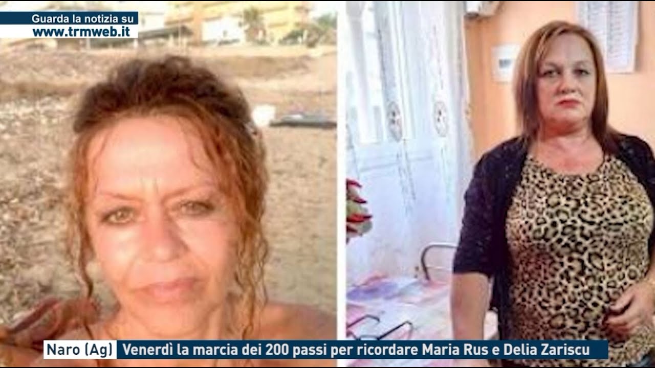 Naro (Ag) - Venerdì la marcia dei 200 passi per ricordare Maria Rus e Delia Zariscu