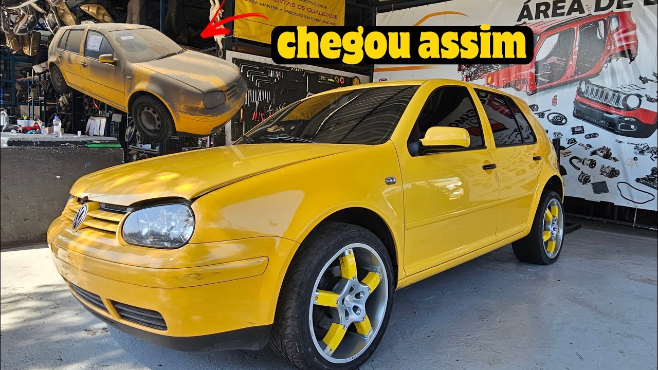 LIGAMOS O VOLKSWAGEN GOLF SPORT COMPRADO NO LEILÃO.  