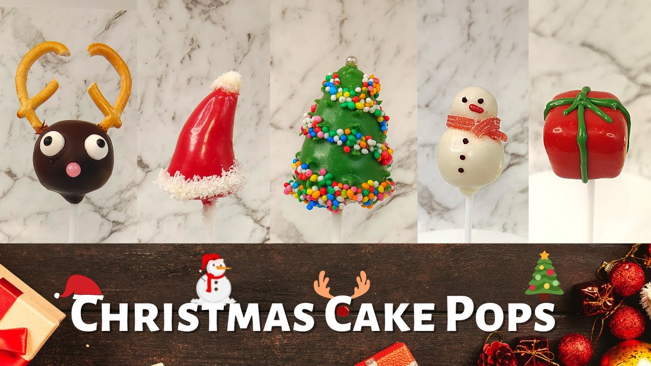 Christmas Cake Pops | Cute Cake Pops | Christmas Cake Pop Designs