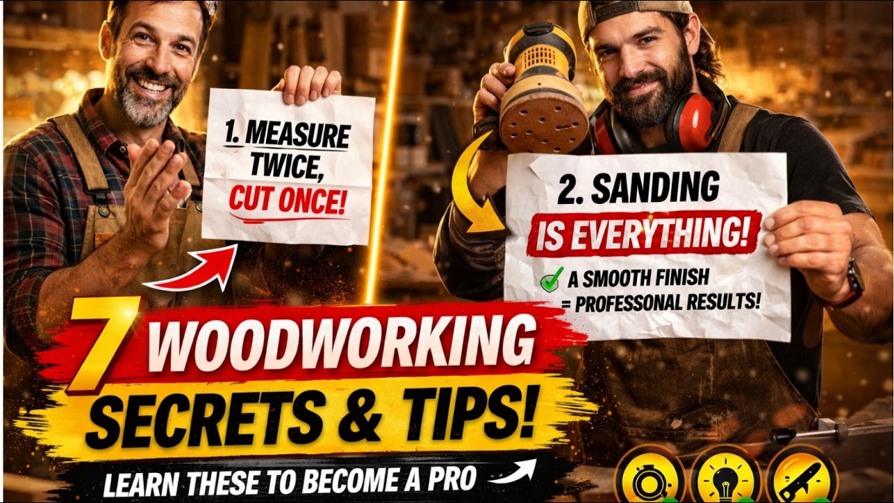 7 Woodworking Secrets Every Carpenter Must Know (Work Smarter, Not Harder!)