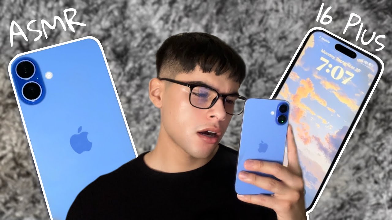 ASMR what's on my iPhone 16 Plus