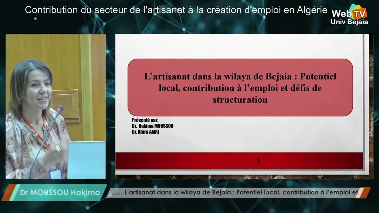 L’artisanat dans la wilaya de Bejaia : Potentiel local, contribution à l’emploi et défis...