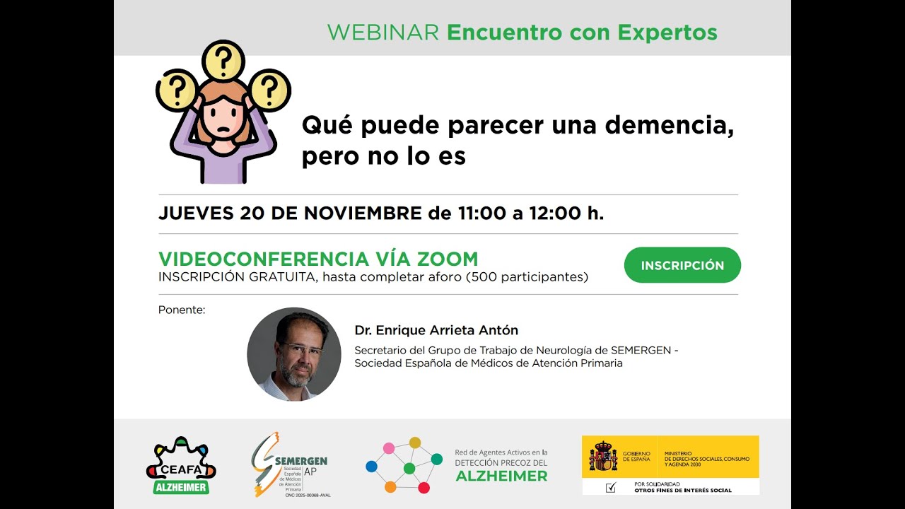 Qué puede parecer una demencia, pero no lo es
