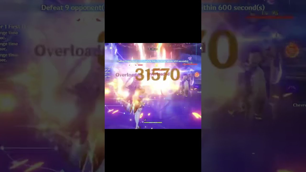 [Spiral Abyss 5.4] Mavuika Overload Speedrun 12-1 Top Half