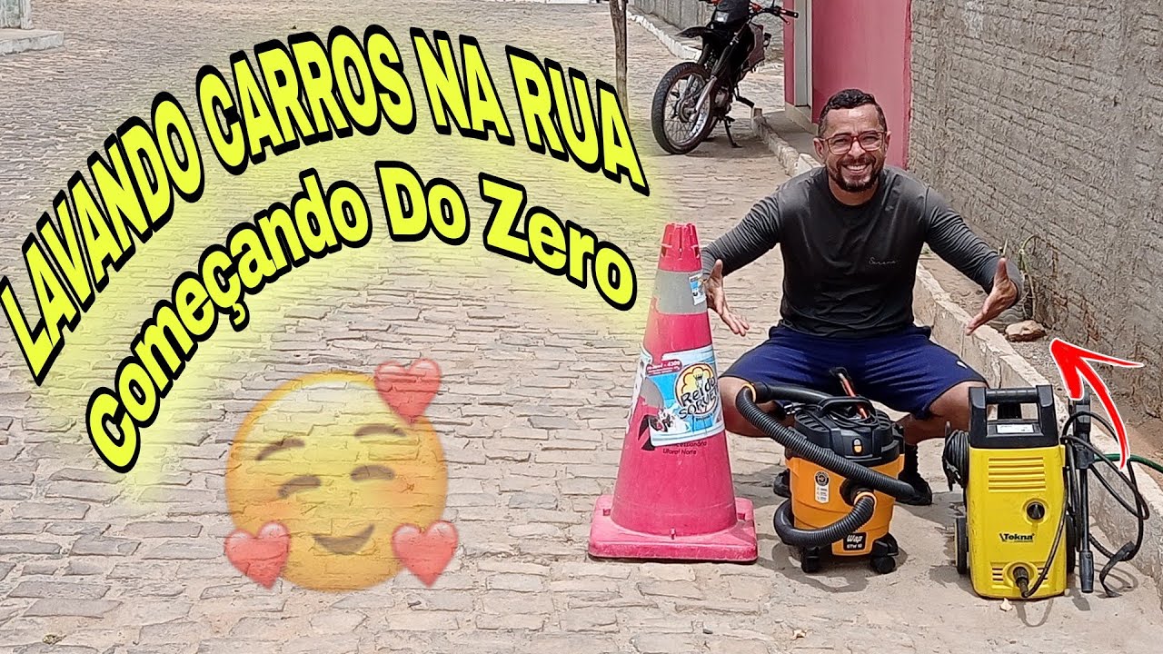 LAVANDO CARROS NA RUA - começando do zero - LAVA JATO DE QUINTAL