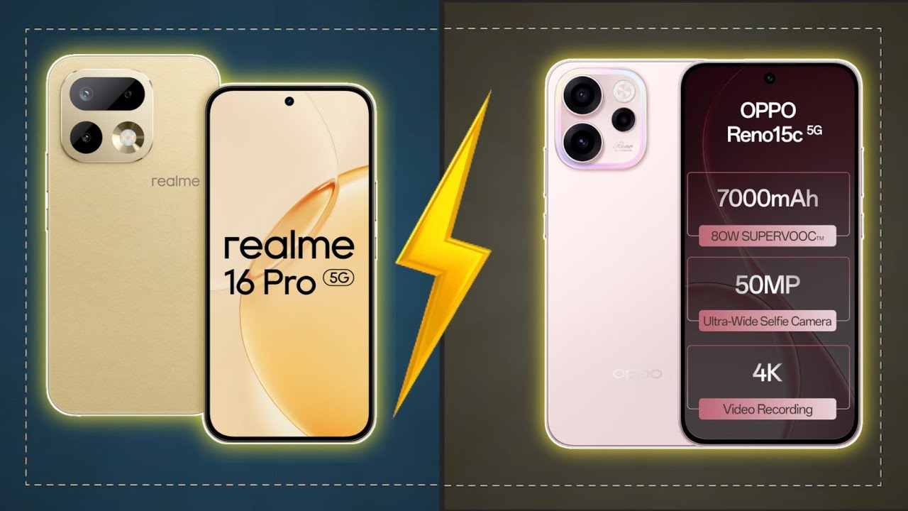 Full Comparison Realme 16 Pro 5g Vs Oppo Reno 15c 5G 