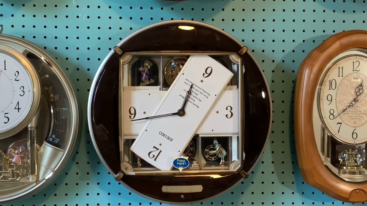 Seiko Melodies in Motion Wall Clock All Melodies QXM112BRH