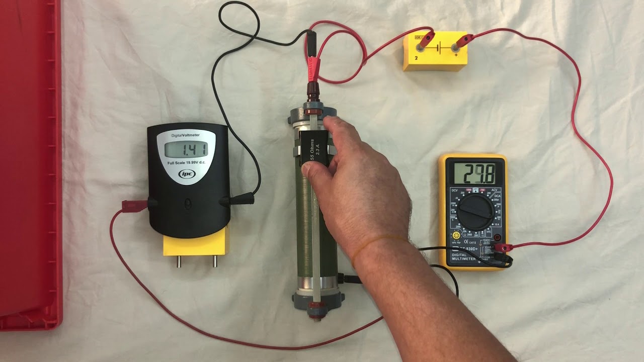 PRACTICAL: measuring the internal resistance of a cell