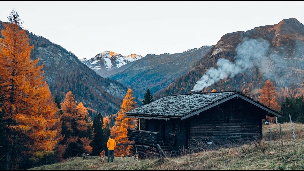 Leben in einer H&uuml;tte ohne Stromanschluss in &Ouml;sterreich