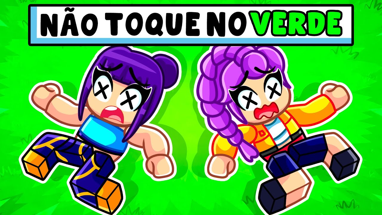 ROBLOX mas NÃO TOQUE NA COR VERDE! ( Kpop Demon Hunters )