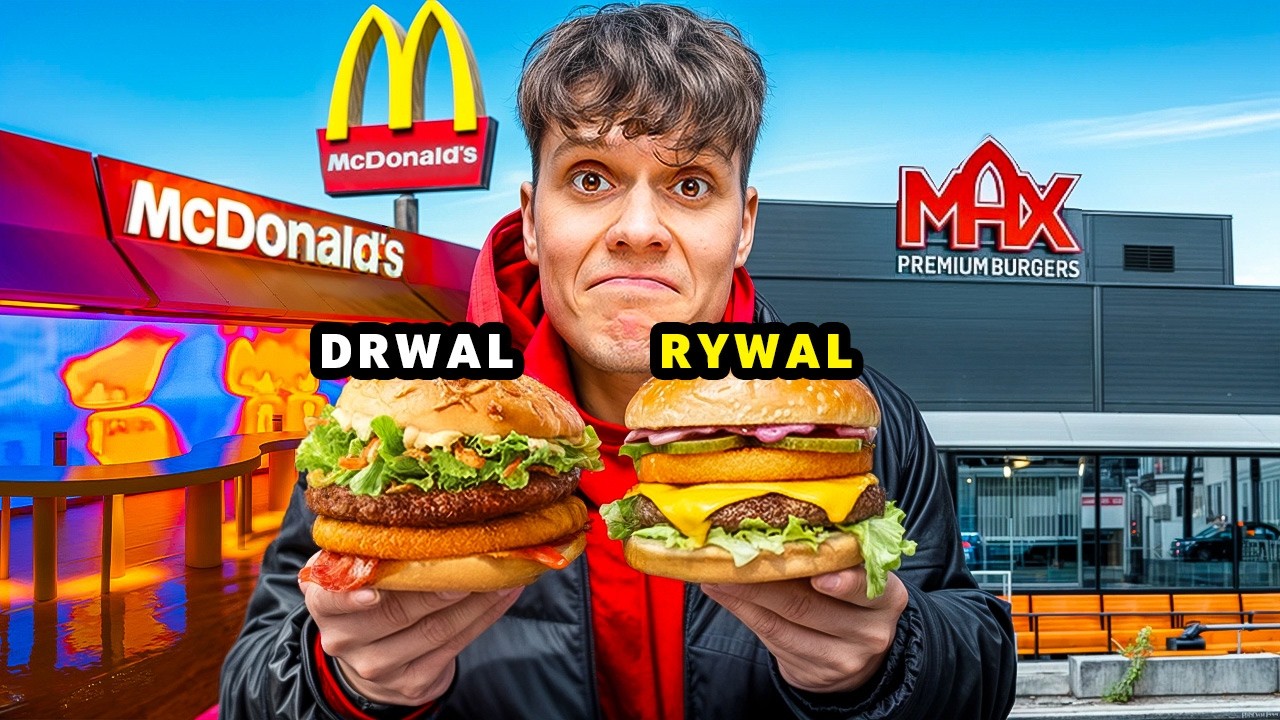 NOWY OSTRY DRWAL vs UMAMI RYWAL (McDonald’s vs MAX Premium)