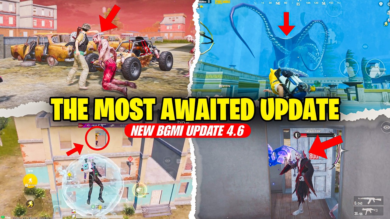 Finally The Most Awaited Update Is Here😍Top 10 Things That Makes BGMI 4.6 Update Best!
