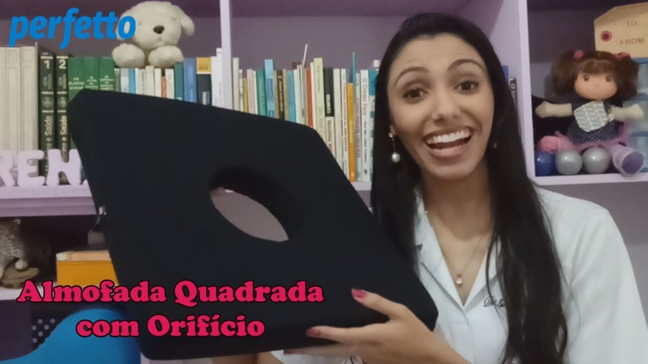 Almofada Quadrada com Orifício | Perfetto