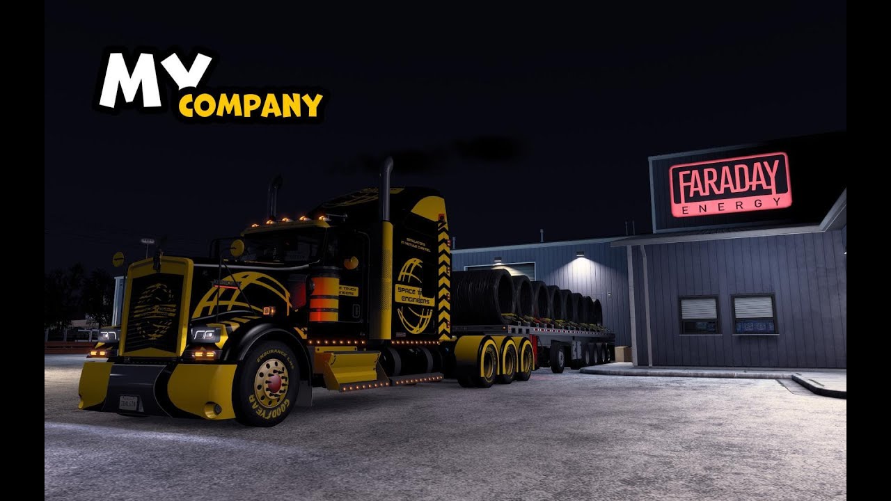American Truck Simulator | Wire Rod Coil | My Company #109 | Kenworth W900 #ats