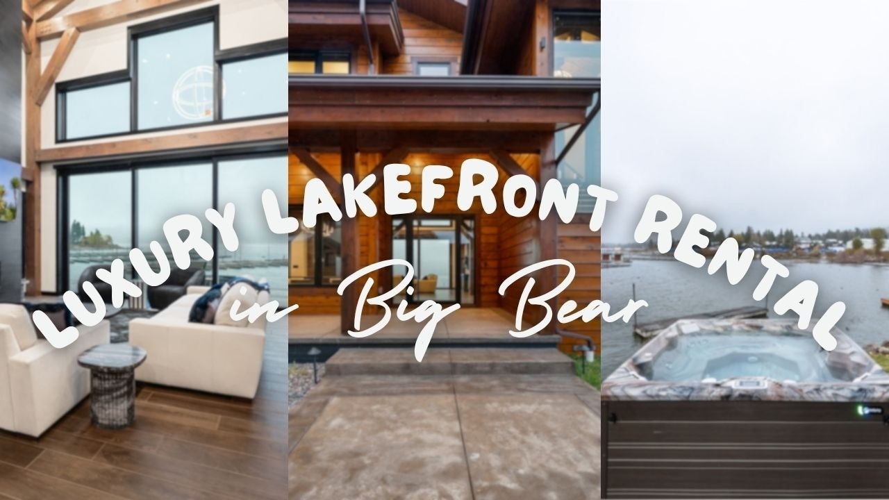 Lakefront Cabin in Big Bear - The Grand Lakehouse. | Hot Tub, Boat Dock, 5-Star Luxury stay