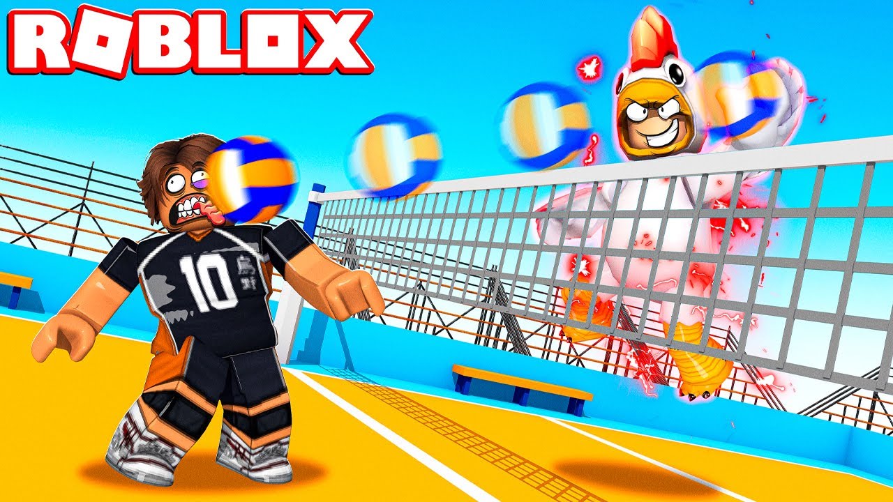 GIOCO A PALLAVOLO SU ROBLOX!!