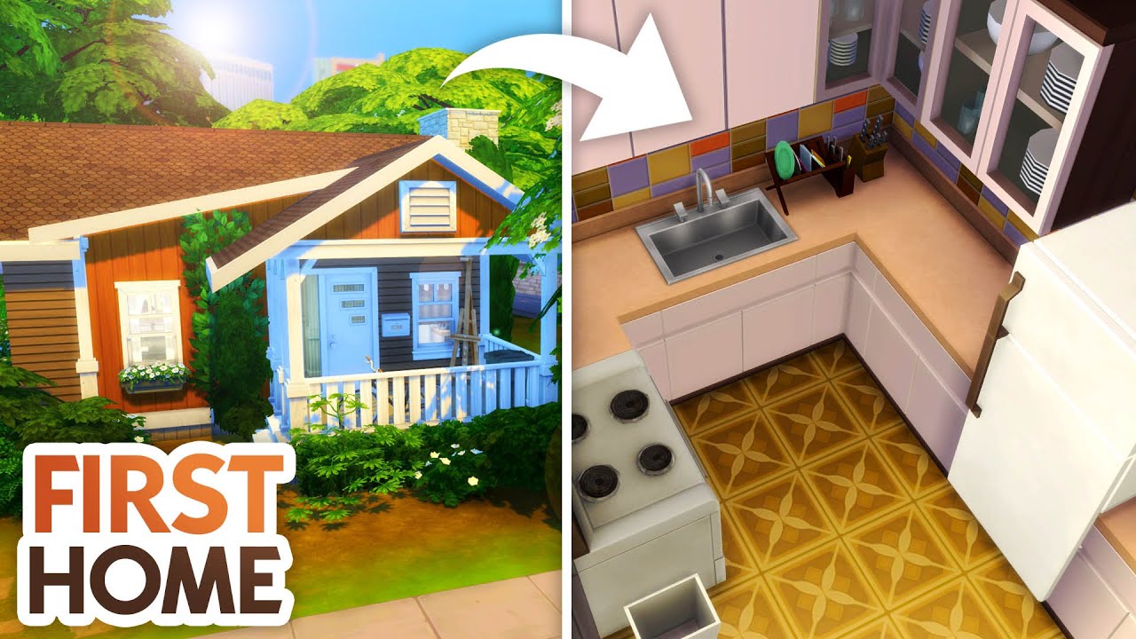 OUTDATED FIRST HOME // Sims 4 Speed Build