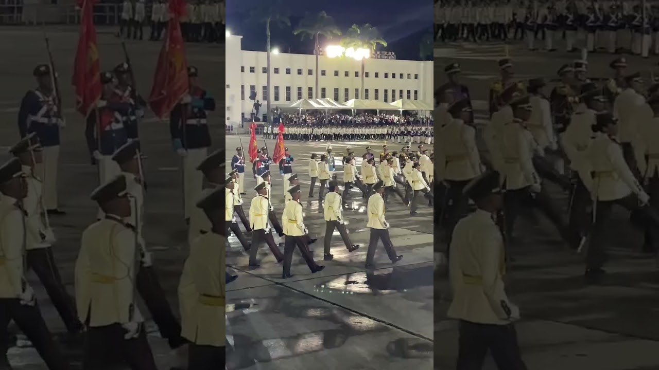 graduaci&oacute;n conjunta 2024 redoble de paso de la promoci&oacute;n batalla de Ayacucho y Jun&iacute;n GNB