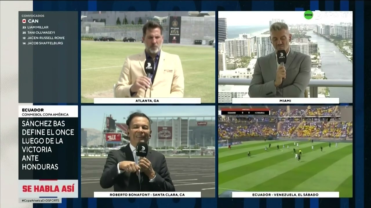 Con Toti Pasman y Sergio Goycochea analizamos a Ecuador contra Venezuela desde Santa Clara (EEUU)