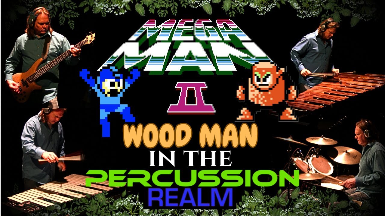 Mega Man 2 Wood Man Theme (Percussion Cover + Bass)