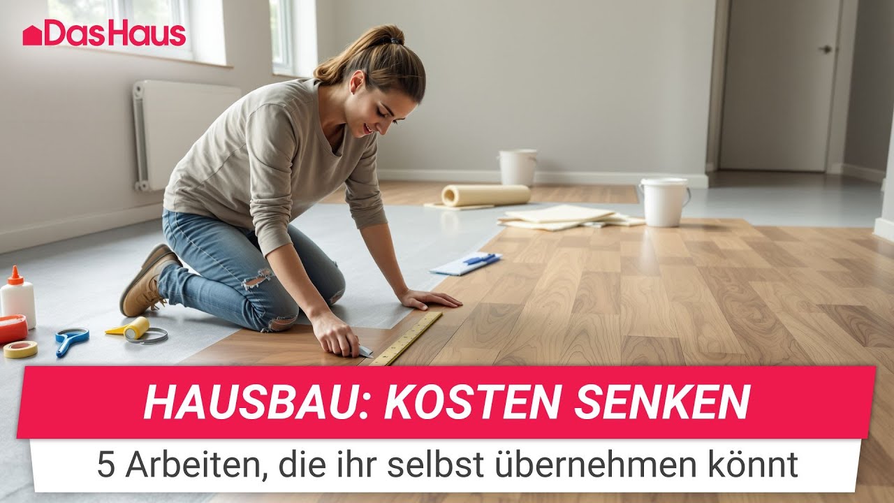 Hausbau in Eigenleistung: 5 Arbeiten, mit denen ihr richtig Geld sparen k&ouml;nnt