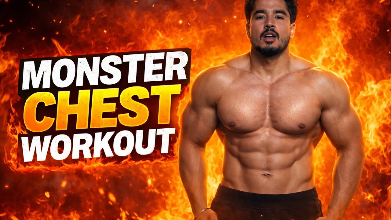 Crazy chest workout for gaining muscle mass 