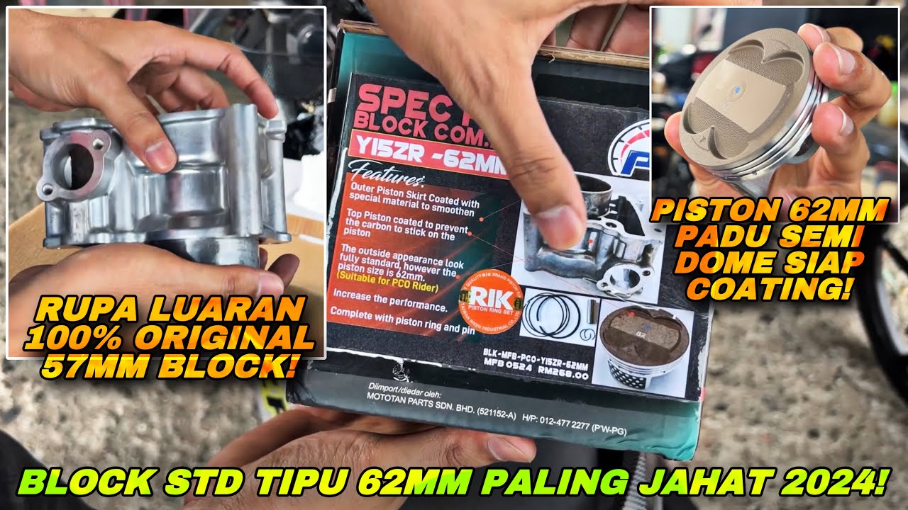 BLOCK PCO PALING PADU! | KZR 62MM BLOCK STD! | BLOCK LUAR STD DALAM 62MM