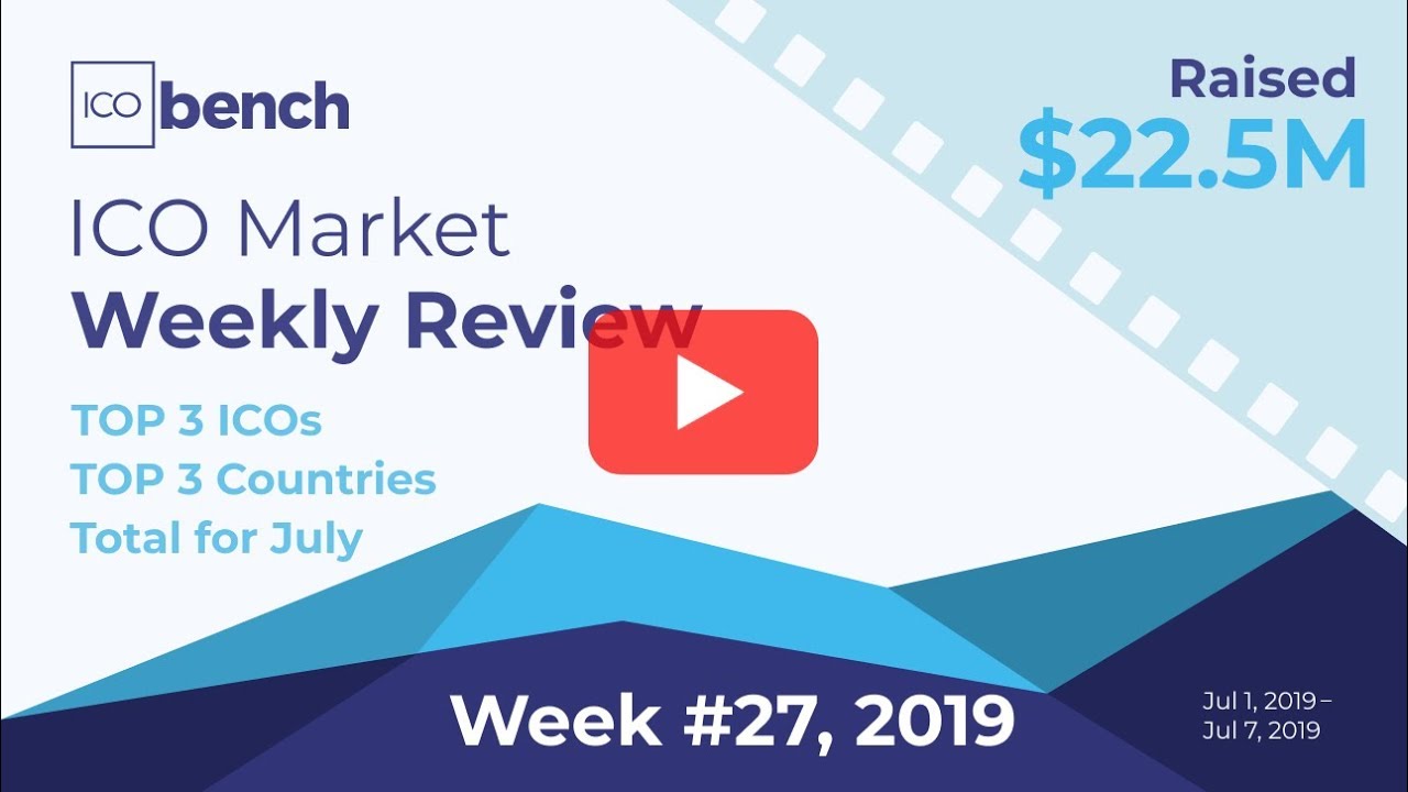 ICObench Weekly Review #27, 2019 in brief