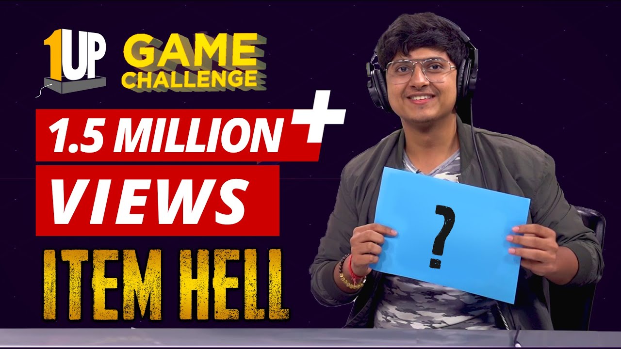 Item Hell Challenge with MortaL | 1Up Game Challenge | PUBG Mobile