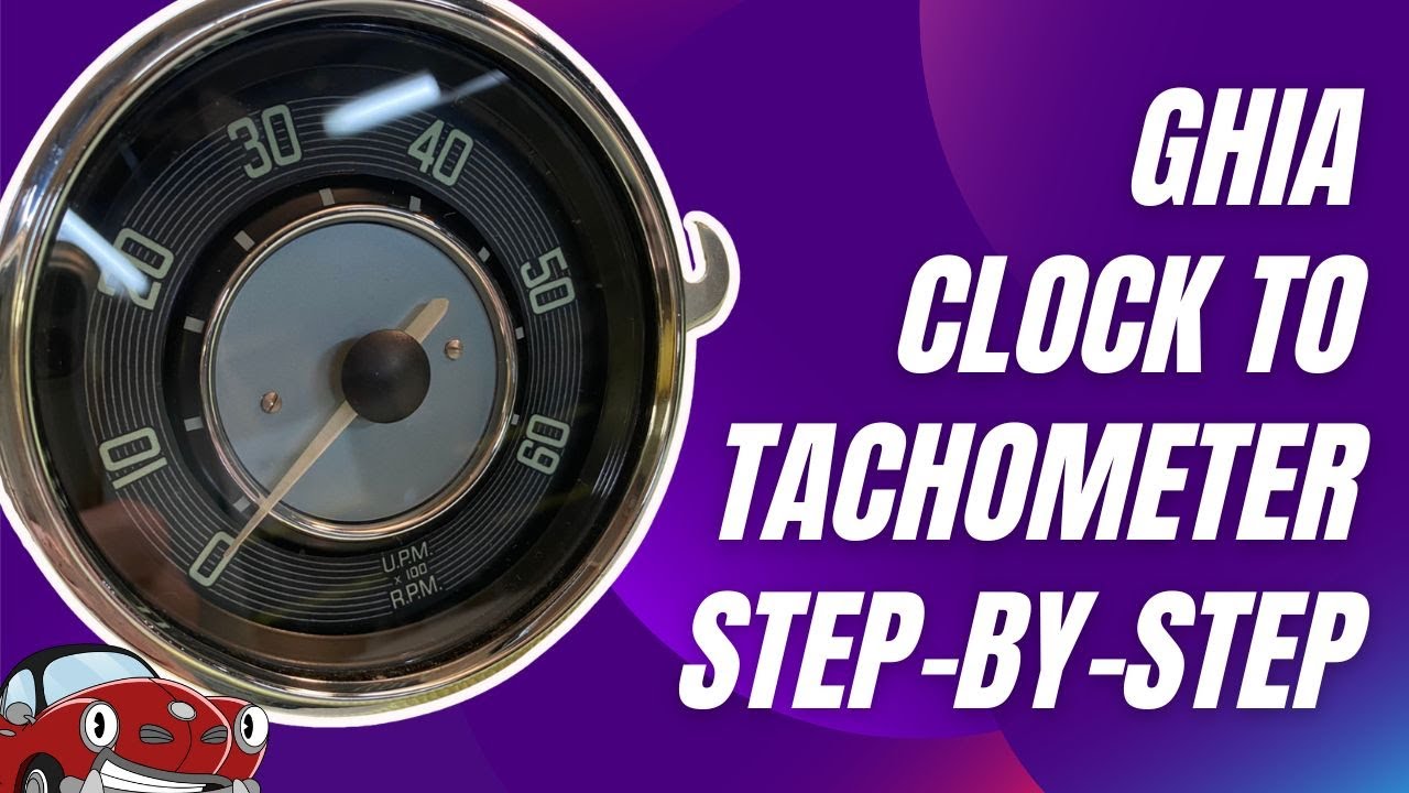 Перевод часов Karmann Ghia в тахометр