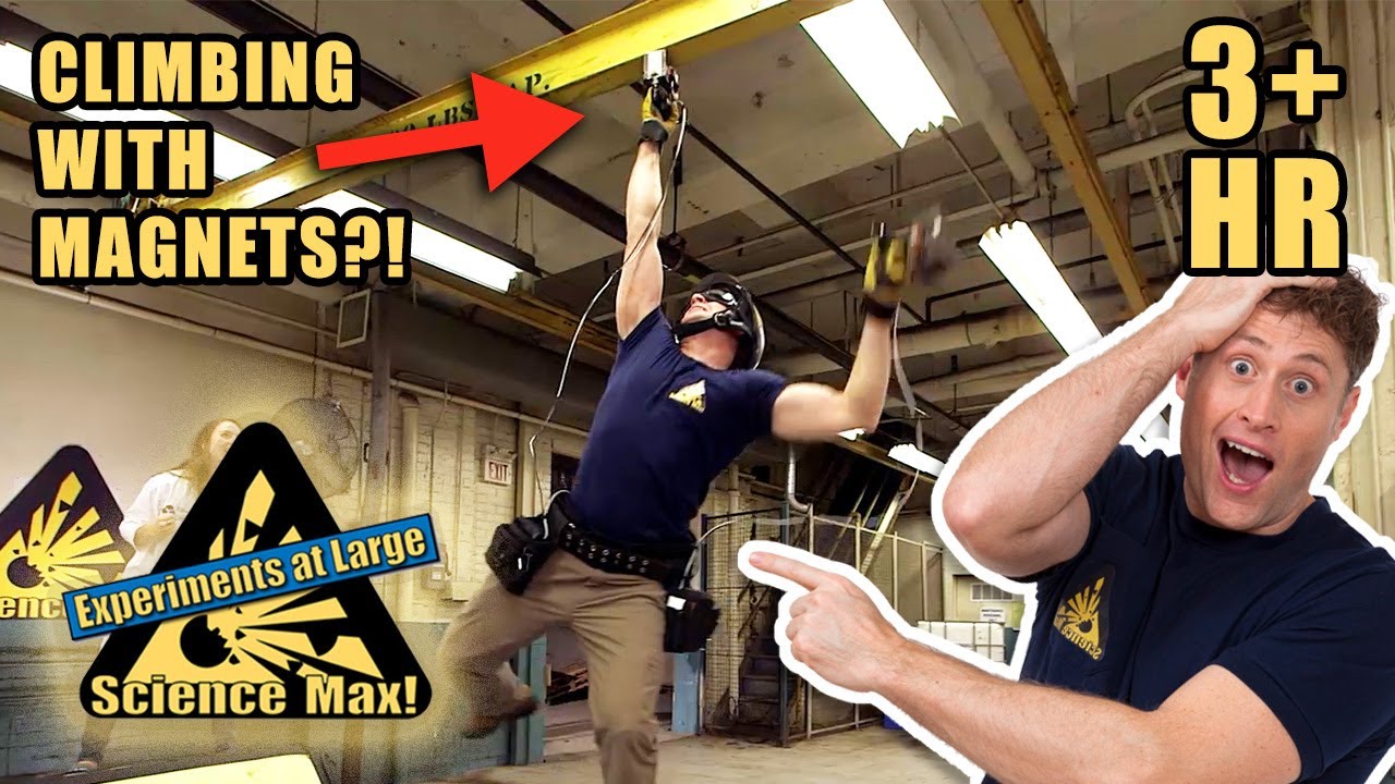 Electromagnetic Gloves Hold Up a Person's Weight! | Full Episodes | Science Max #Electromagnet