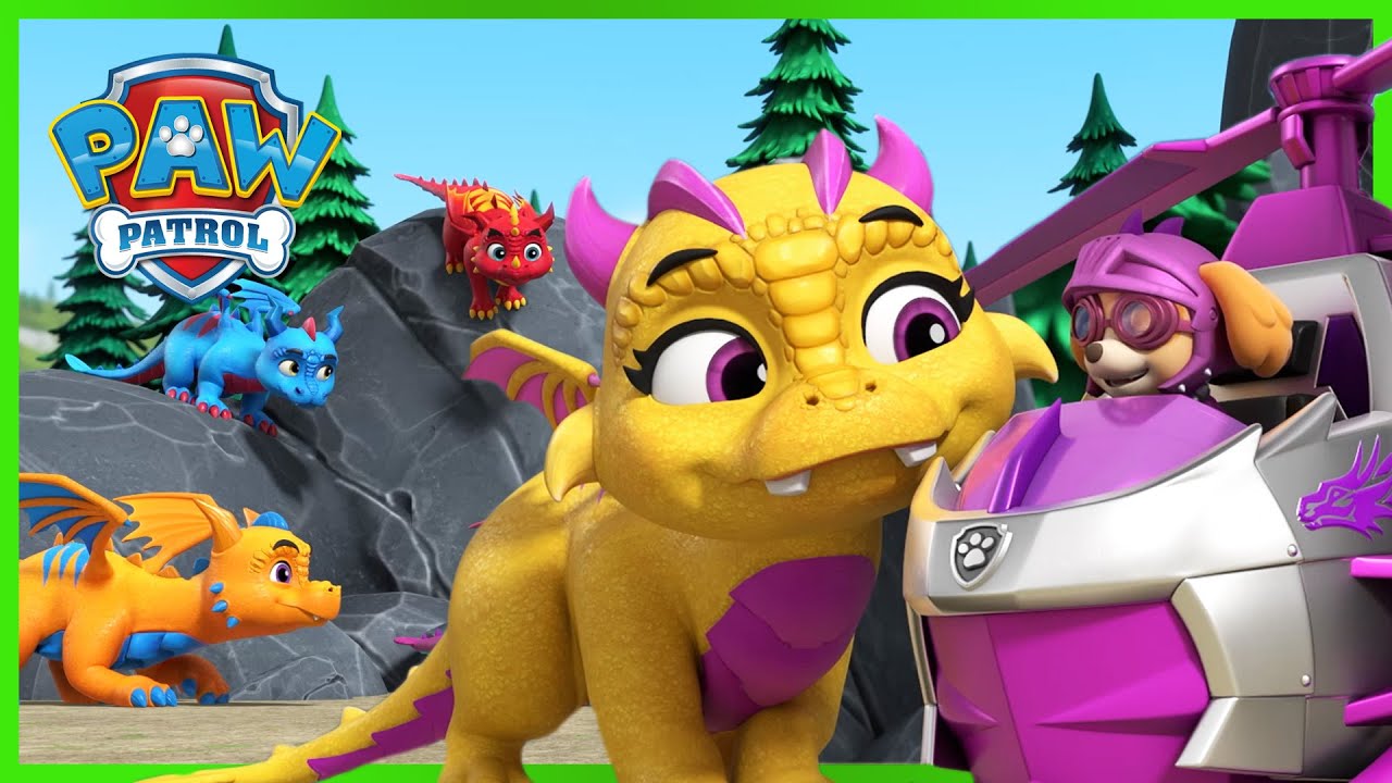 PAW Patrol Rescue Knights, Baby Dragons & MORE 🏰🐉 - PAW Patrol - Cartoons for Kids