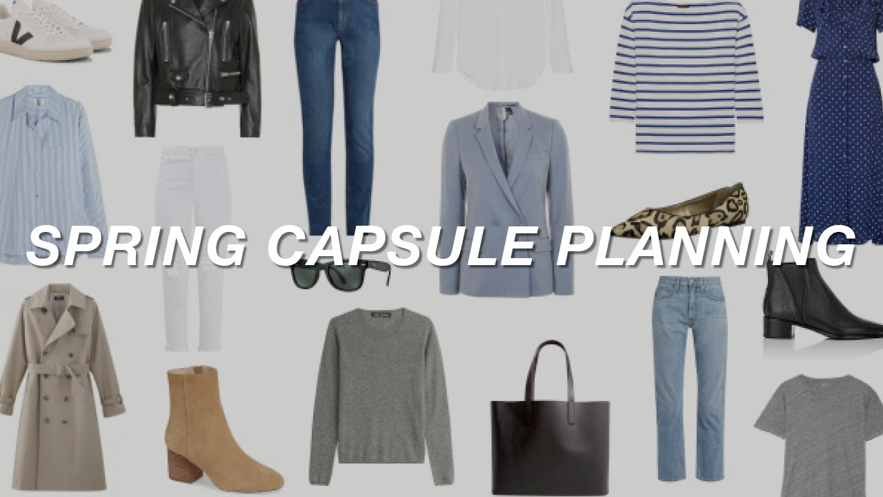 Spring capsule I Visual idea & wardrobe plan