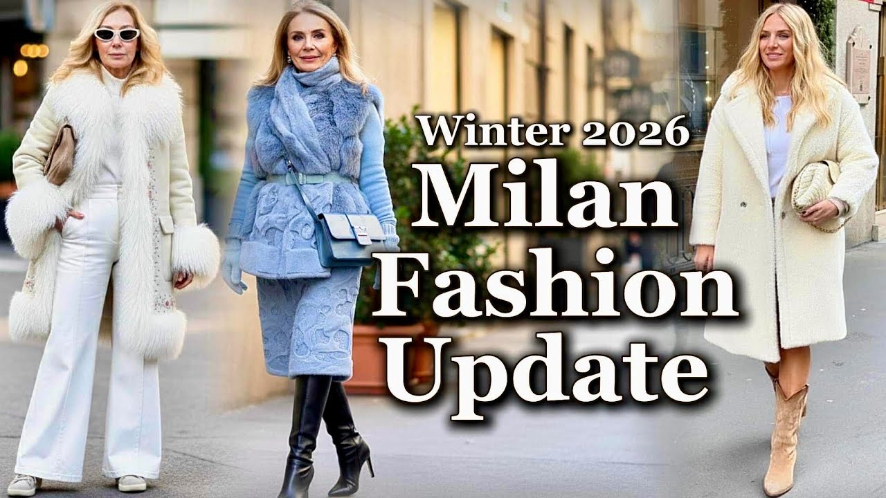 Milan Fashion Update 2026 | New Trend Chic And Stylish Outfit | Street Style Fashion