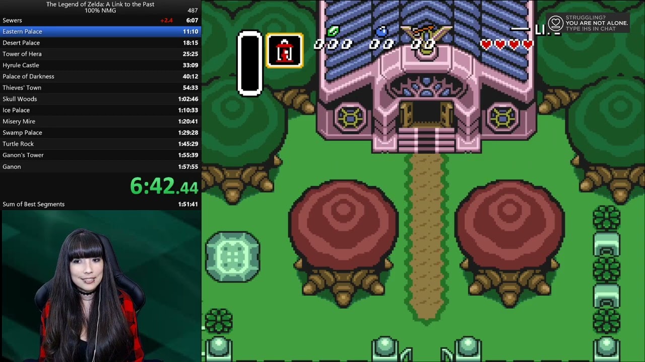 A Link to the Past Speedrun - 1:55:55 - 100% No Major Glitches
